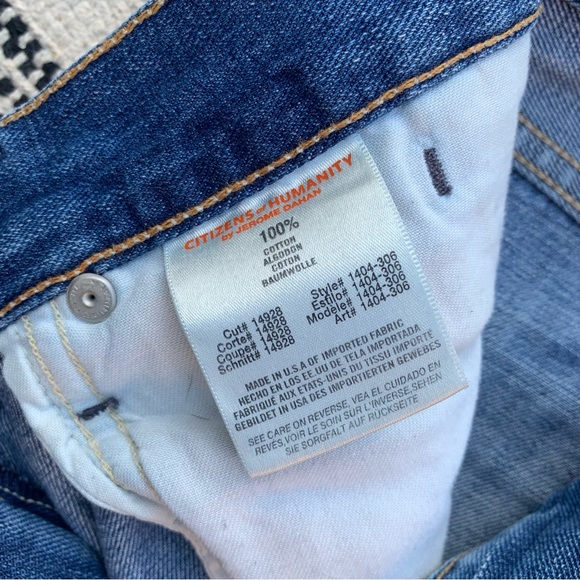 Citizens of Humanity Daisy Relaxed Tapered Leg Jeans size 26 - Picture 9 of 10